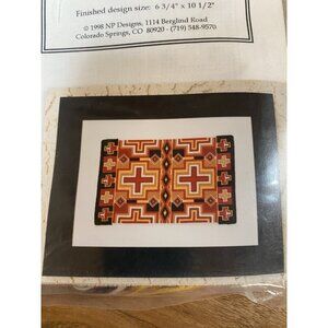 NP Designs 1998 Rugs Of The Southwest Series Germantown III Kit Cross Stitch Kit